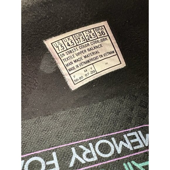 Skechers Shoes Womens 7.5 Relaxed Fit Air Cooled Memory Foam Black Suede Slip on - Picture 9 of 9